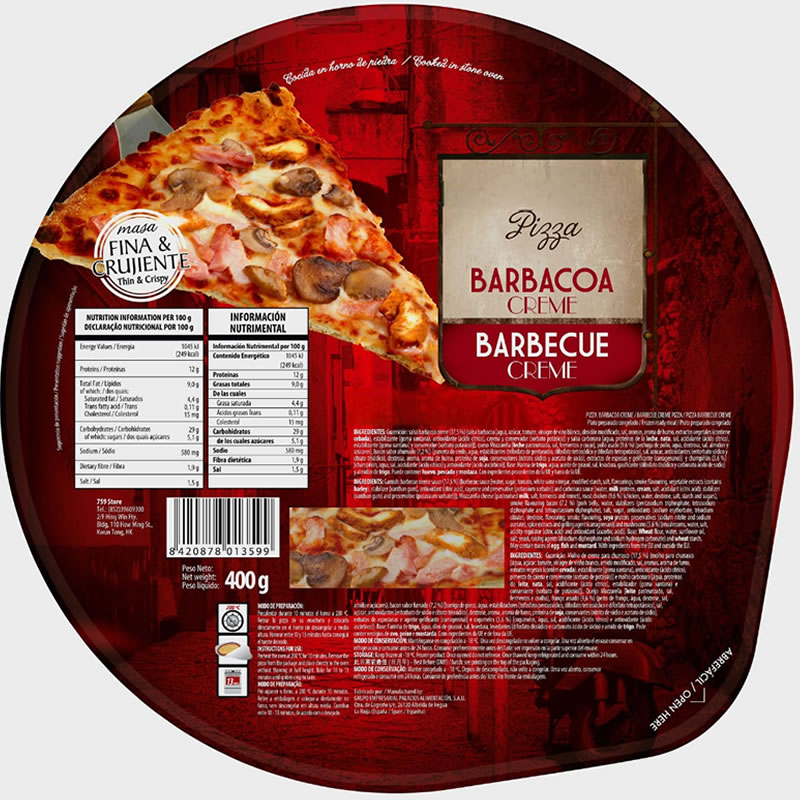 Pizza Barbacoa Horno BBQ