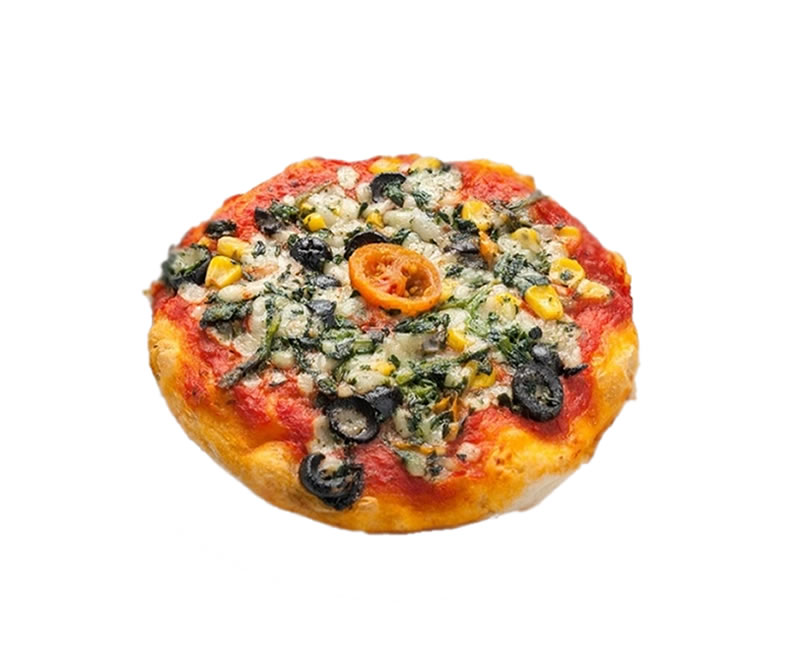 Mini pizza vegana