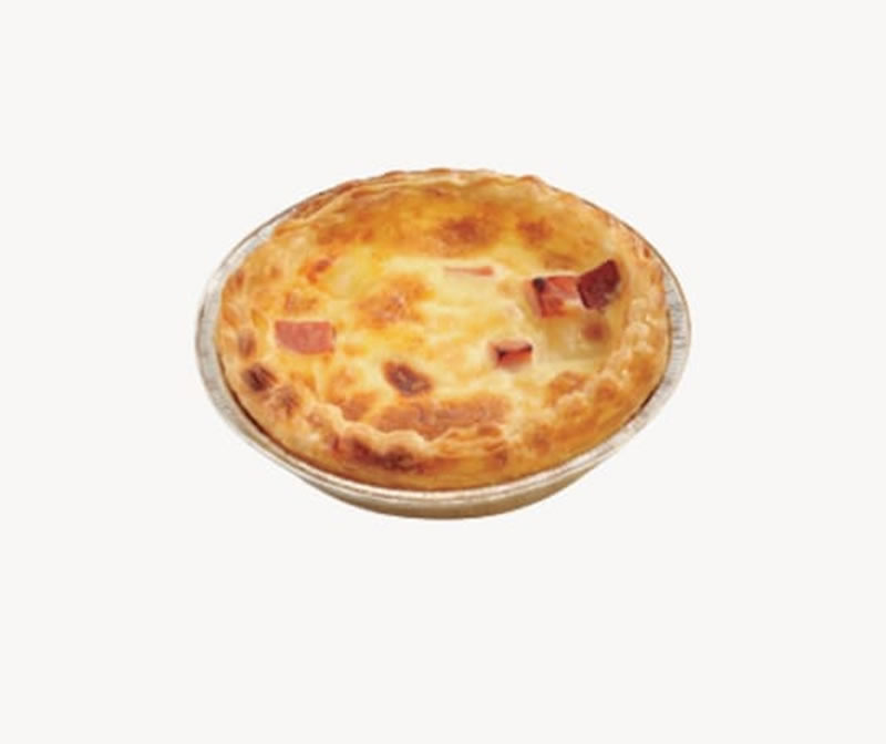 Quiche De Queso Y Jamn