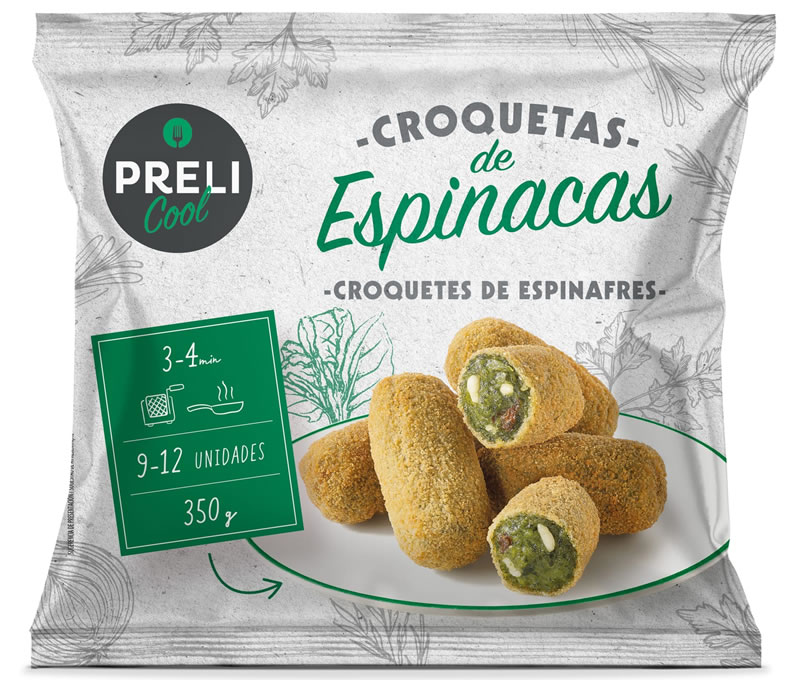 Gama Preli Croquete Espinafres ( 11 x 350gr)