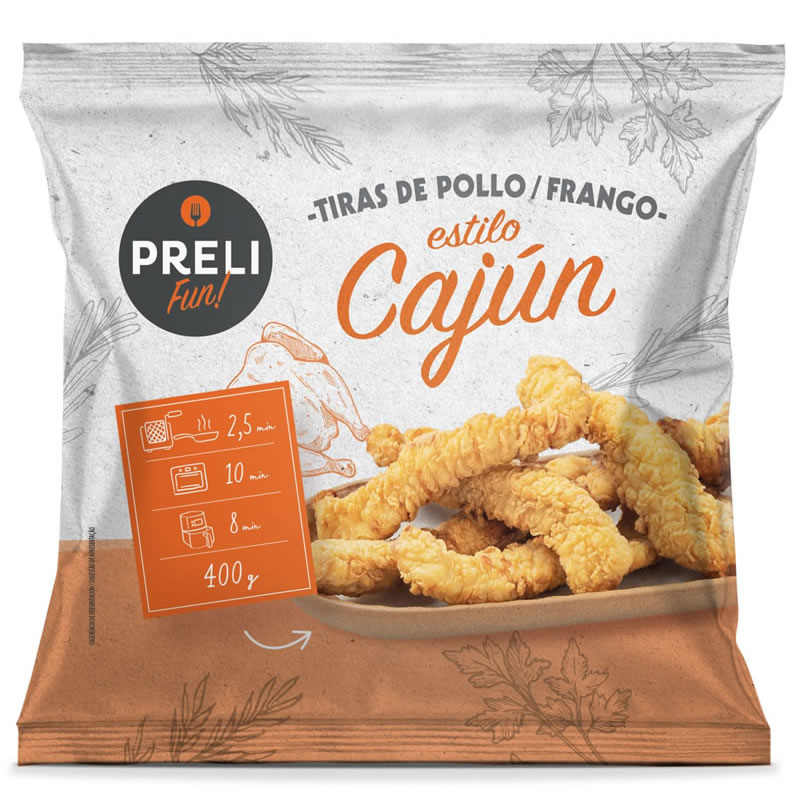 Tiras de pollo estilo cajn