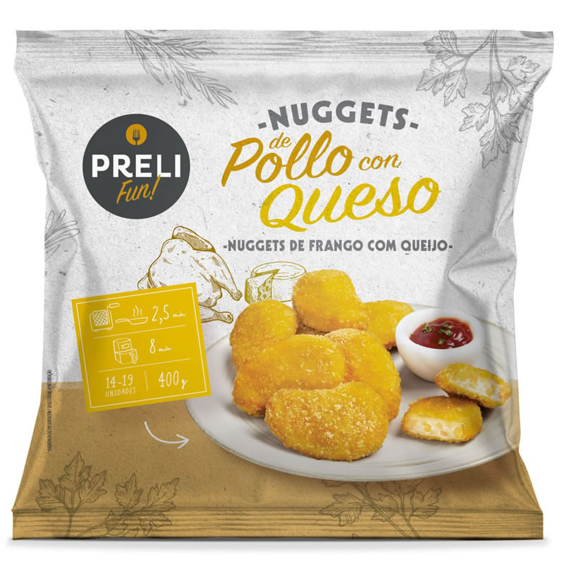 Nuggets de pollo y queso