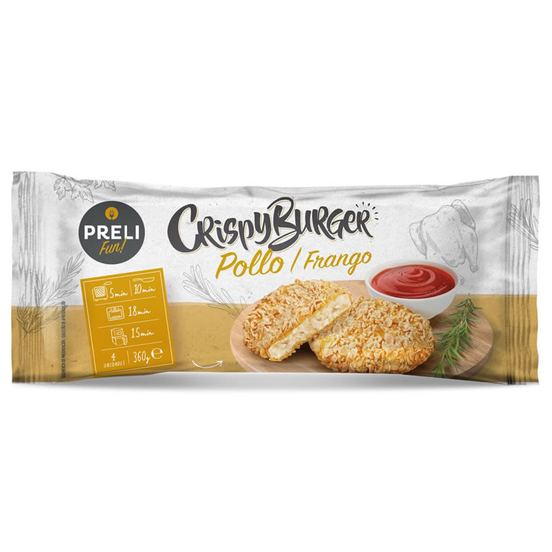 Hamburguesa De Pollo Crujiente